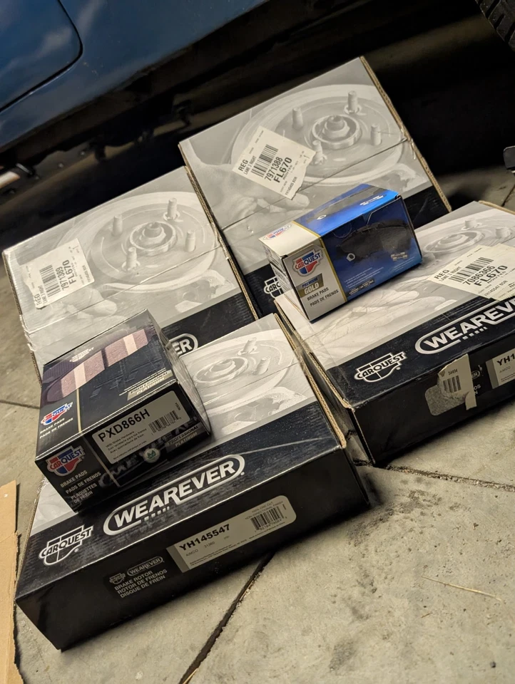 Передние тормозные колодки и роторы подходят для Mitsubishi Galant 2012 2011 2010 2009 2008 2007 - Изображение 4 из 4