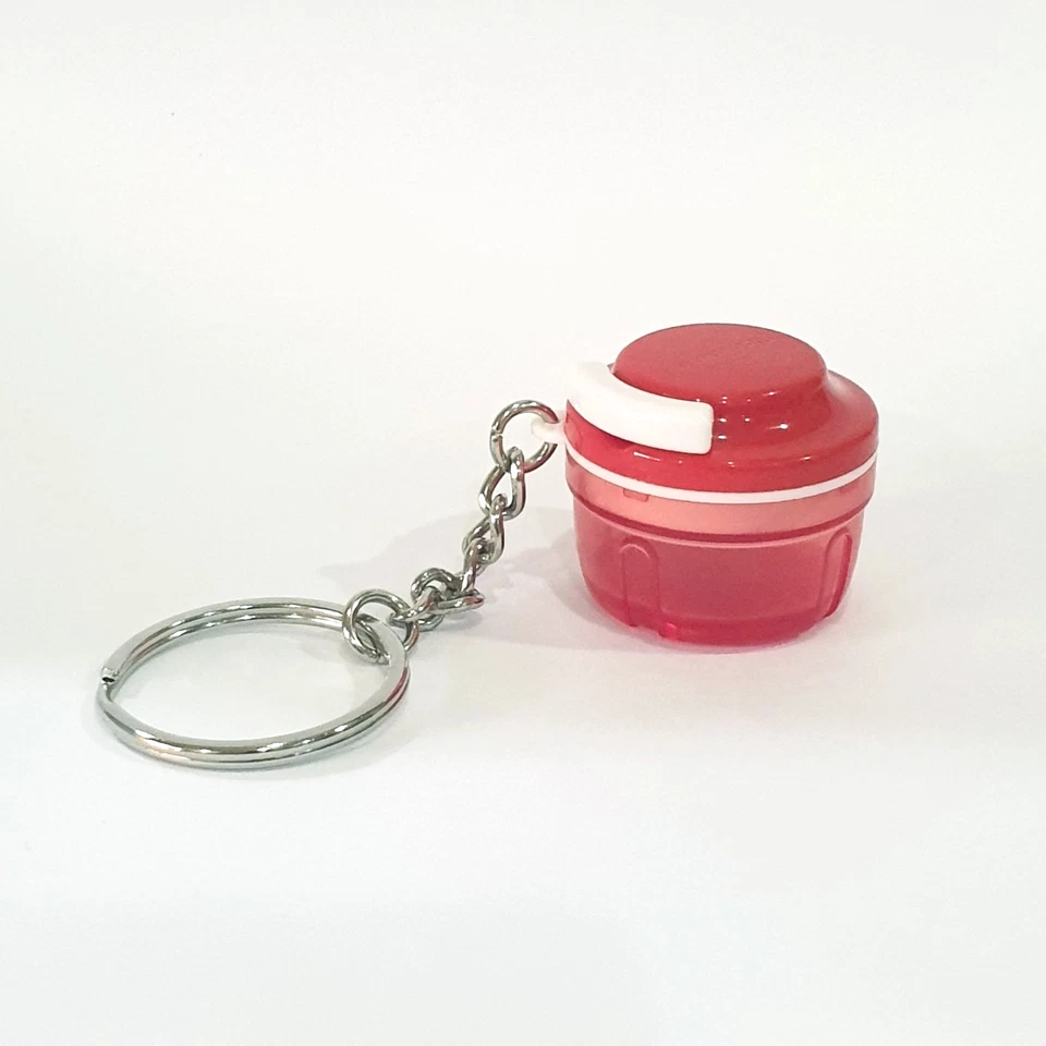 Tupperware Portachiavi Multicolore Mini Contenitore Plastica Bottiglia Giocattolo Collezione - Immagine 4 di 4