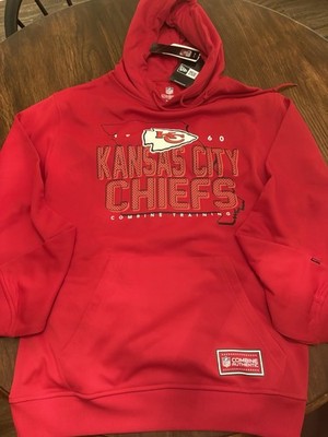 New Era Kansas City Chiefs Hoodie XL Red Pullover - Combine Authentic