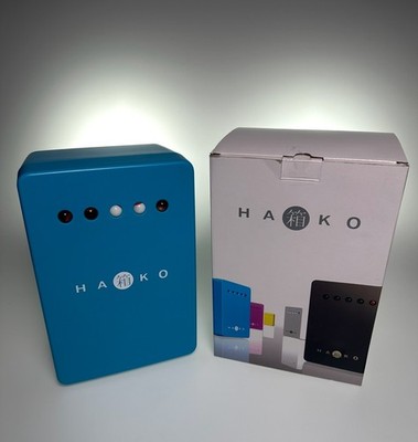Hako Box Japanisches Rätselspiel mit Murmeln Strategie Denksport Blau  NEU