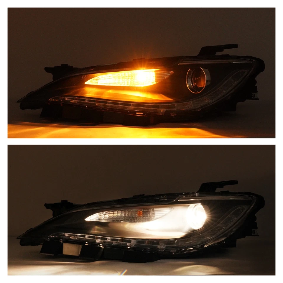 Driver Side Halogen Headlight w/o LED DRL Clear For CHRYSLER 200 2015 2016 2017 - Image 4 of 4