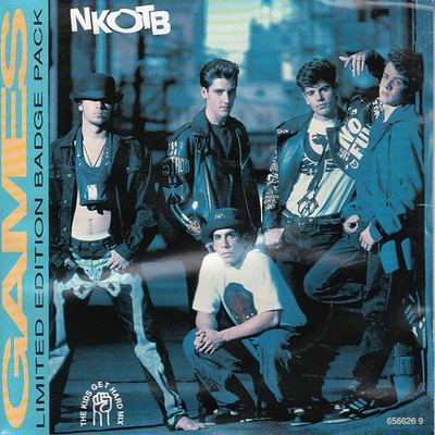 New Kids On The Block - Games (The Kids Get Hard Mix) (7'', Single, Ltd, Bad)