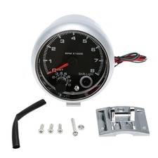 3.75" 0-8000RPM Universal Car Tachometer Tacho Gauge Meter LED Shift Light