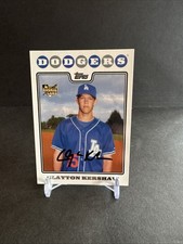 2019 Topps ICONIC REPRINTS ROOKIE CARD AUTOGRAPHED #ICR-24 Clayton Kershaw EX/NM. rookie card picture