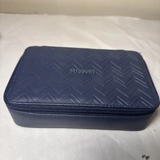 NEW Delta One First Class MISSONI Sealed Amenity Toiletry Kit Navy Blue