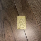 POKEMON Nintendo Vintage Gold Plated 1999 Vintage Burger King Card  MEWTWO