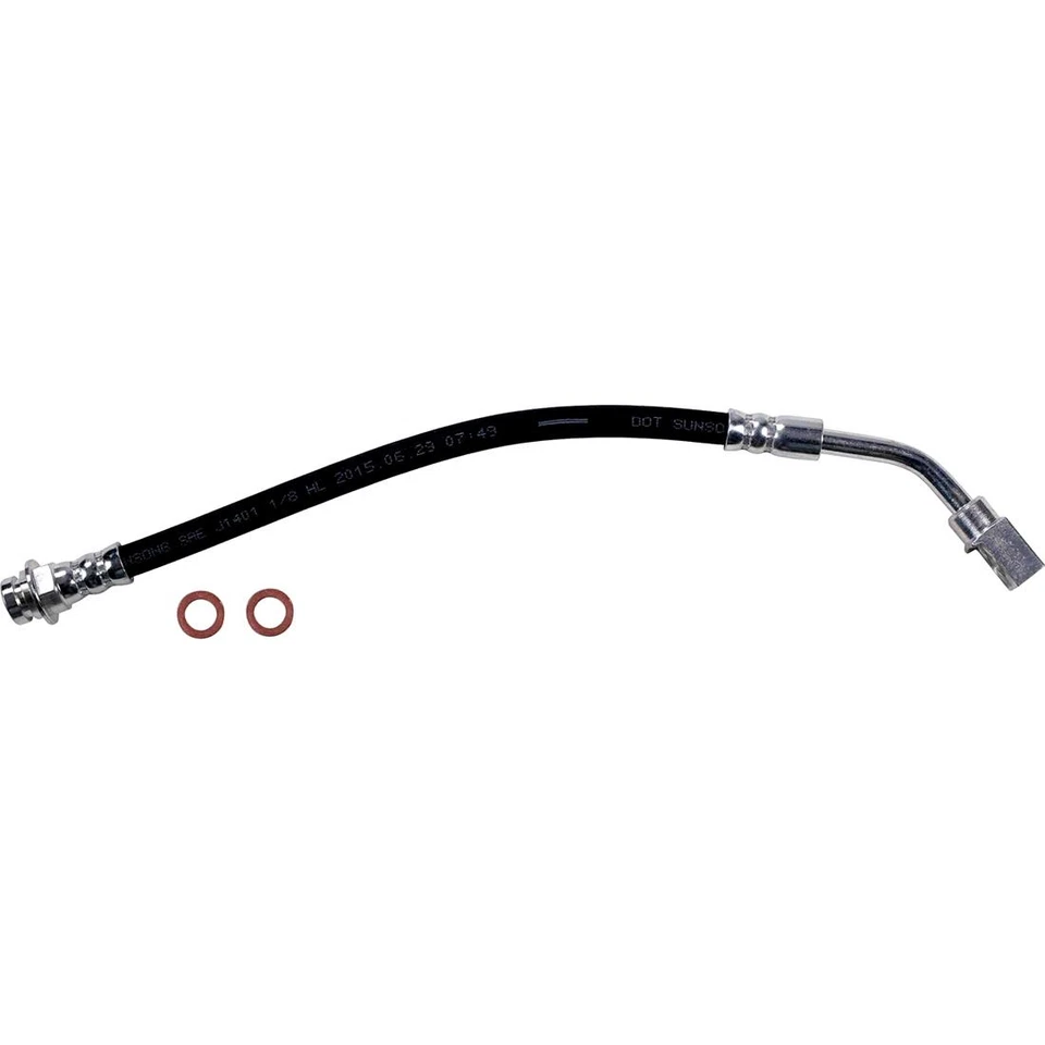 Linha de mangueira de freio dianteira traseira esquerda e direita 4 peças para Chevrolet Uplander 2005-2009 - Imagem 2 de 4
