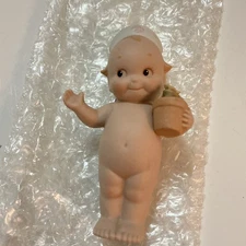 VtG Enesco KEWPIE DOLL FIGURINE Baby NURSE w/ Flower 4 1/2" Tall