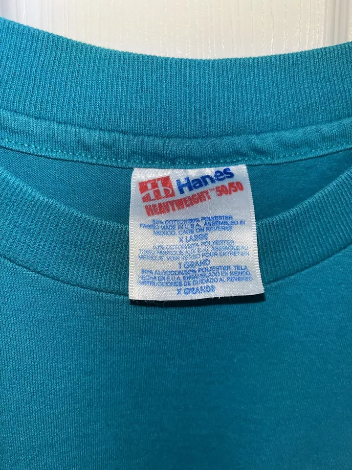 Vintage Hawaii Preserve Island Treasures Single Stitch Gecko Shirt XL Surf - Image 3 of 4