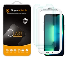 2X Tempered Glass Screen Protector for iPhone 14 Plus 6.7" w/ Installation Tray