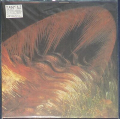 Respire - Black Line on Red & Grey marble vinyl.