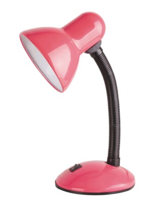 Rabalux 4172 Tischleuchte Dylan, E27, rosa, Standard, 34,5cm