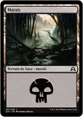 MTG Magic SOI FOIL - Swamp/Marais, #291, French/VF