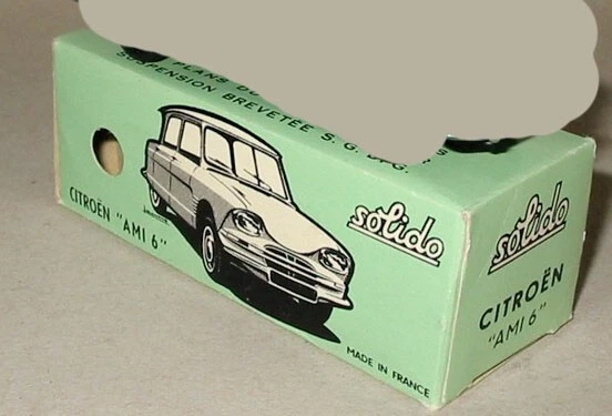 SOLIDO 141 CITROËN AMI 6 BREAK BOITE REPRO COPIE VIDE - Photo 2/3