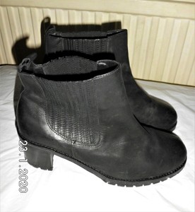 asos leather ankle boots