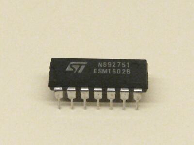 10x  ESM1602B   Quad Comparator Interface Circuit  DIP14  St-Micro /SGS-Thompson