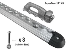 Superclamp 12" Supertrac Snowmobile Tie-Down Rail Anchor 4112A-SUP-TRAC-12-KIT