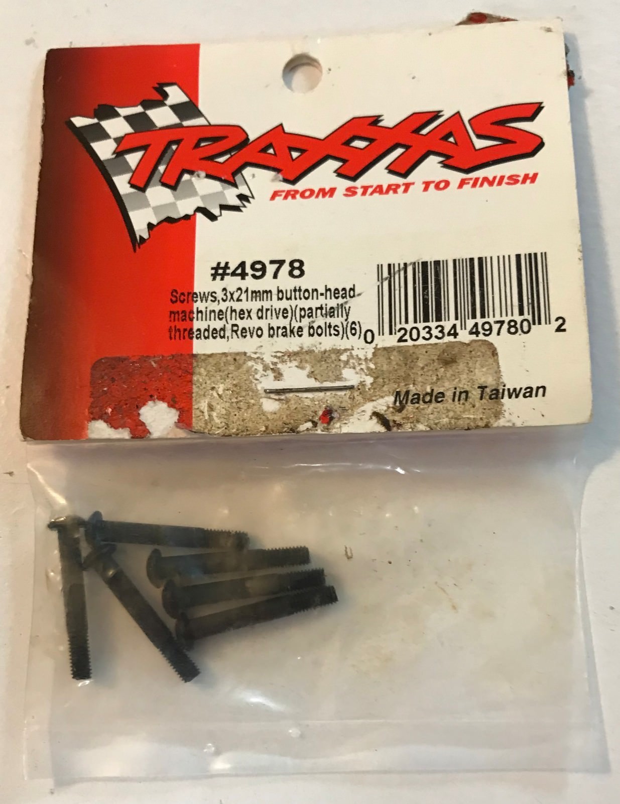 TRAXXAS Button Head Machine Screw 3x21mm 4978 Revo RC Radio Controlled Part NEW
