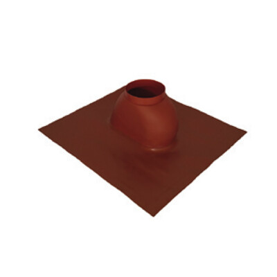 TTC Abgas Kunststoff Universaldachpfanne 7-48° terrakota Elastomere DN 60/100