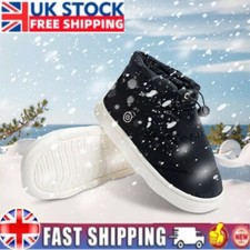 Rechargeable Heated Slipper Sneakers Winter Snow Heated Shoes For Men Size 9-10