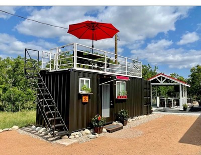 20 Ft Container Home - Studio w/ Roof Deck (Made in the USA)