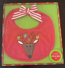 mud pie Reindeer Bib