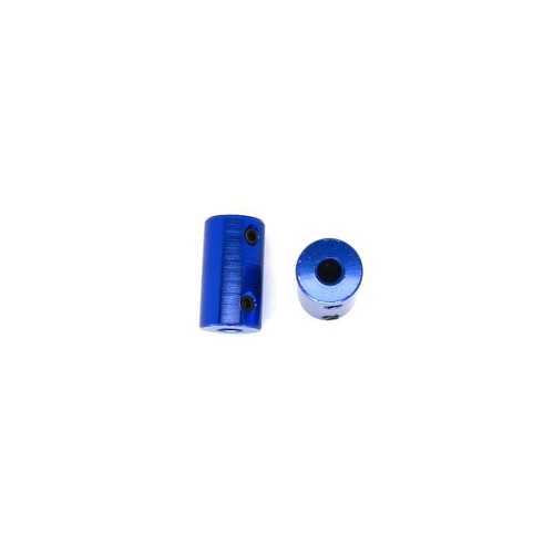 2x Starre Kupplungen für die Z-Achsen, blau metallic, 5mm/8mm, z. B. Sidewinder - Afbeelding 2 van 4