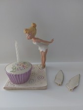 Tinkerbell Figur Lenox Naseweis Glöckchen Happy Birthday Peter Pan leicht defekt