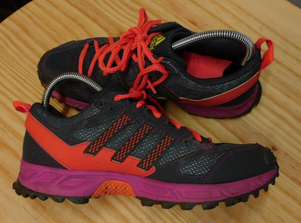 Adidas Kanadia Trail 5 TR5 Women's Shoes Sz. 8 Gray/Coral/Purple