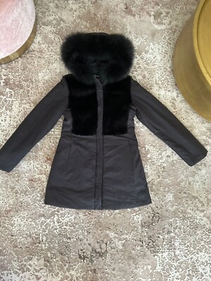 Neuwertiger PELZ MAX MARA MANTEL /JACKE /PARKA Gr.38