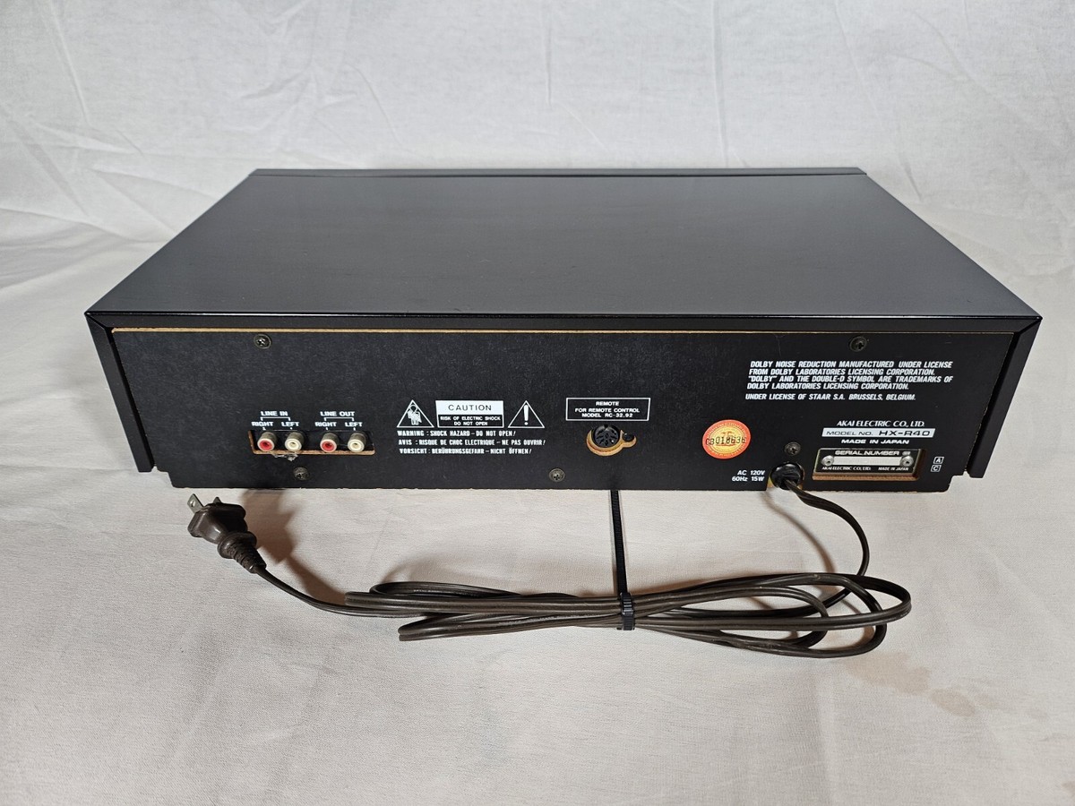 Akai Stereo Cassette Deck Model HX-R40 No Remote | eBay