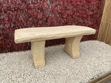 Garden Bench Melmar Stone Cast Stone Frost Proof Made in the UK