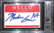 Karl Anderson Signed Name Tag BAS COA WWE BC New Japan Pro Wrestling Gem Mint 10