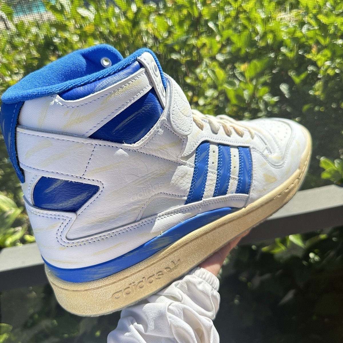 Adidas Forum 84 High Worn Blue Men's Athletic Shoes GZ6467 Adidas Forum 84 High Worn Blue Men's Athletic Shoes GZ6467