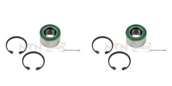 SNR 2X Radnabe Radlagersatz Vorderachse FüR Opel Meriva Corsa C F08 F68-image