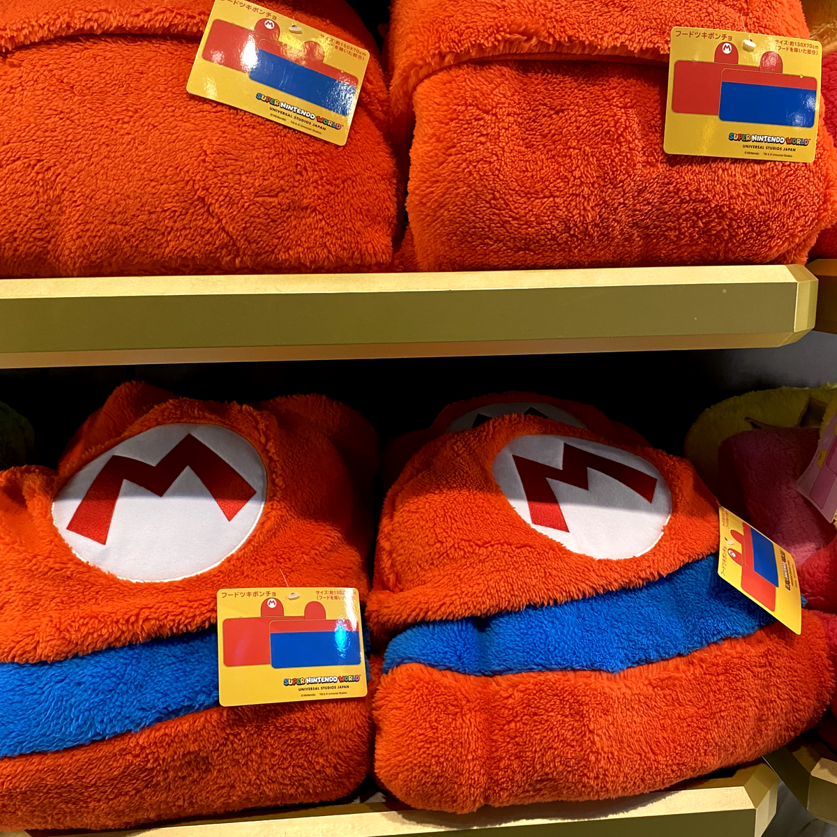 USJ Super Nintendo World Mario Food Poncho Universal Studios Japan