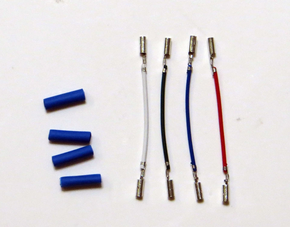 Premium Turntable Headshell Lead Wires Set of 4  - color coded - Brand New - Image 2 of 4