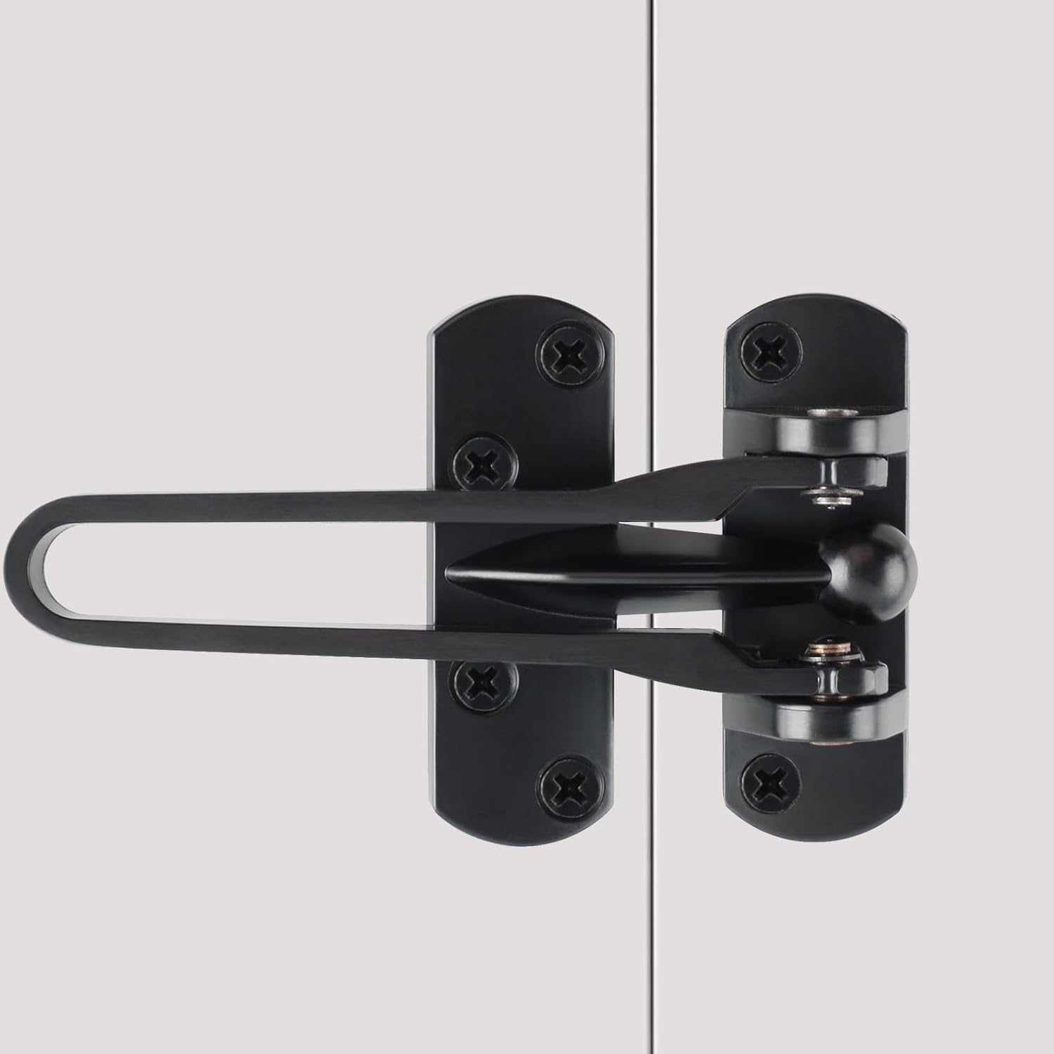 Swing Bar Door Guard,Door Latch Lock for Front Doors and inside Doors,Door Secur