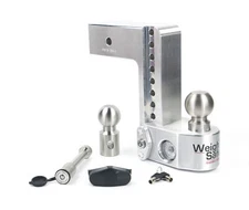 Weigh Safe for Adjustable Drop Hitch - 8" Drop for 3" Shank w/Hitch Lock Pin