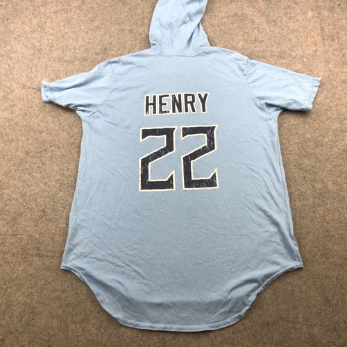 Tennessee Titans Shirt Men Medium Short Sleeve Hooded Pullover Derrick Henry - Picture 6 of 10