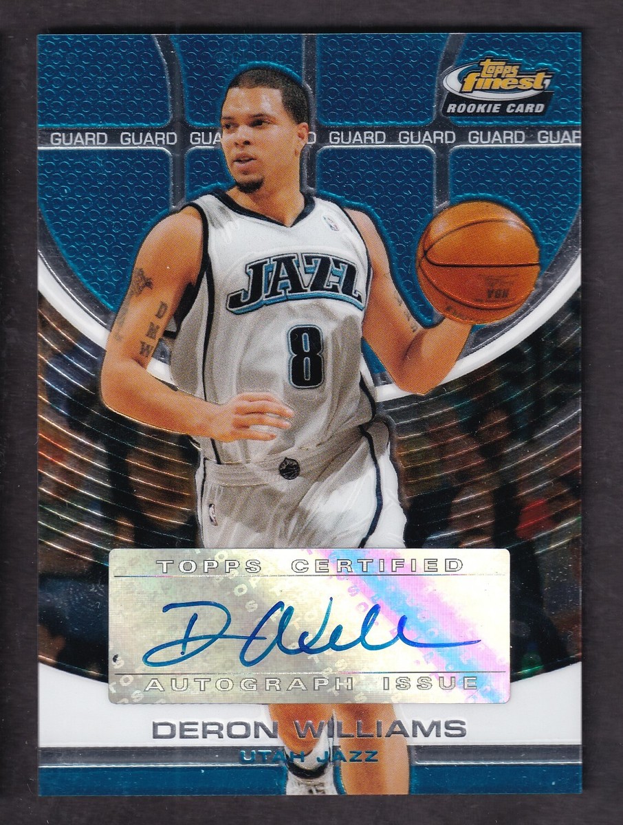 Deron Williams 2005-06 Topps Finest Rookie Autograph Card #139 Jazz /349