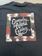 HAWAIIAN ISLAND CREATIONS HIC Unisex or BOY'S SHIRT, YOUTH MEDIUM, BLACK