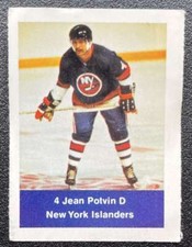 1974-75 Loblaws Hockey Sticker Jean Potvin Islanders V75968