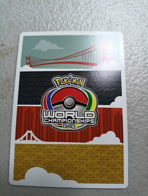 pokemon 2016 world championship 2013 signed energy card Water
