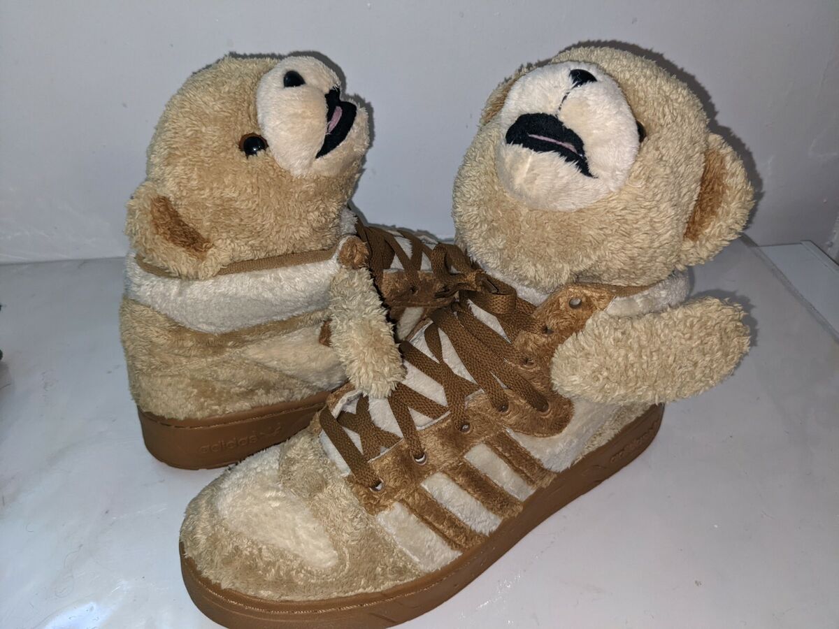 Jeremy Scott x Adidas JS Bear “Teddy Bear” Brown/ Tan Sz Jeremy Scott x Adidas JS Bear “Teddy Bear” Brown/ Tan Sz
