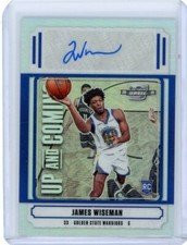 2020-21 Panini Contenders Optic Up And Coming Auto #UC-JWS James Wiseman #57/99