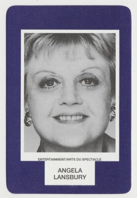 Angela Lansbury 1993 Face to Face Game Card - Single Card from Canadian Game
