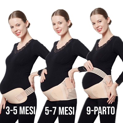 Pancera Per Gravidanza Momcozy – Supporto Lombare Regolabile, Tessuto Traspirante Per Alleviare Dolori Addominali E Schiena