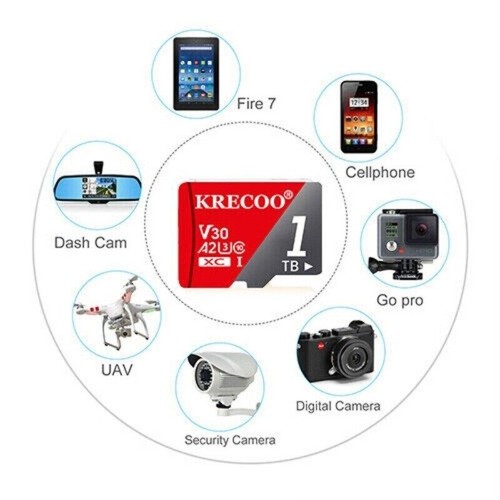 Micro SD Card 1TB Memory Card Class10 4K 325MB/s Mini for Phone Tablet Camera - Picture 9 of 17