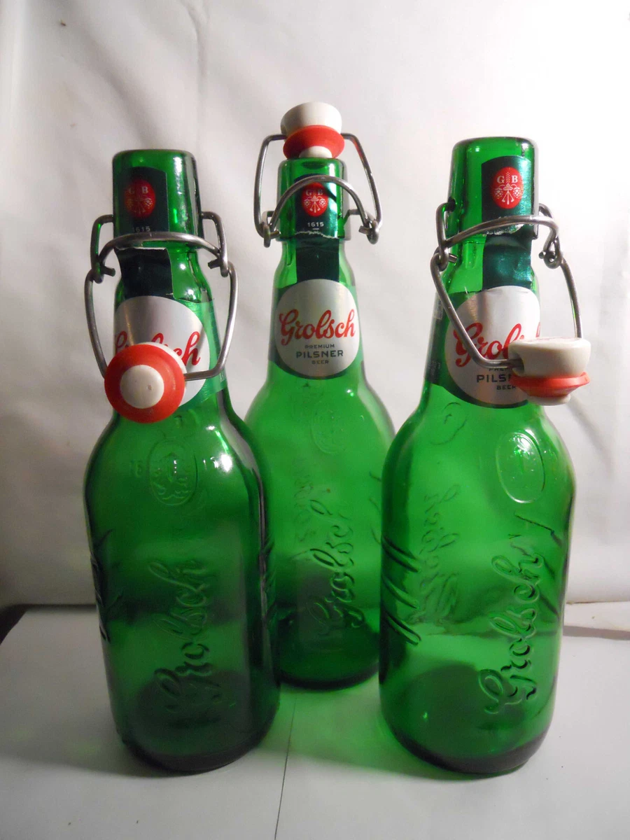 Grolsch Beer Bottle Home Brew Porcelain Swing Top Bottle, 48 OFF